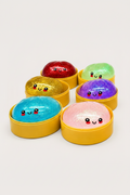 

Add a little sparkle and fun to your day with this adorable glittery squishy toy! Designed with cute kawaii faces and vibrant colors, it’s soft.


